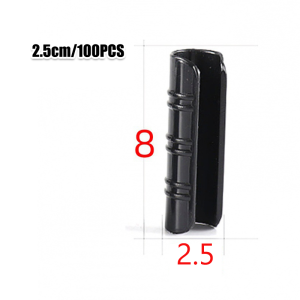 100pcs Greenhouse Frame Pipe Clip Greenhouse Plastic Black Snap Clamp for PVC Pipe
