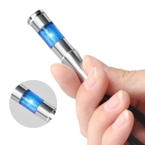 XEANG แฟชั่นสำหรับผู้หญิง แบบพกพาได้ ลบแบบคงที่ พวงกุญแจรูปกุญแจ อุปกรณ์ฤดูหนาวสำหรับฤดูหนาว บาร์ป้องกันไฟฟ้าสถิตย์ ไฟแอลอีดี พวงกุญแจป้องกันไฟฟ้าสถิตย์ เครื่องกำจัดไฟฟ้าสถิต พวงกุญแจป้องกันไฟฟ้าสถิตย์ เครื่องดับไฟฟ้าสถิต