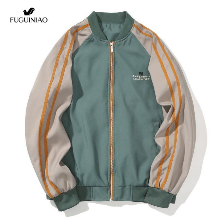 Fuguiniao Men Korean design Jackets Fahsion coats For boyfriends
