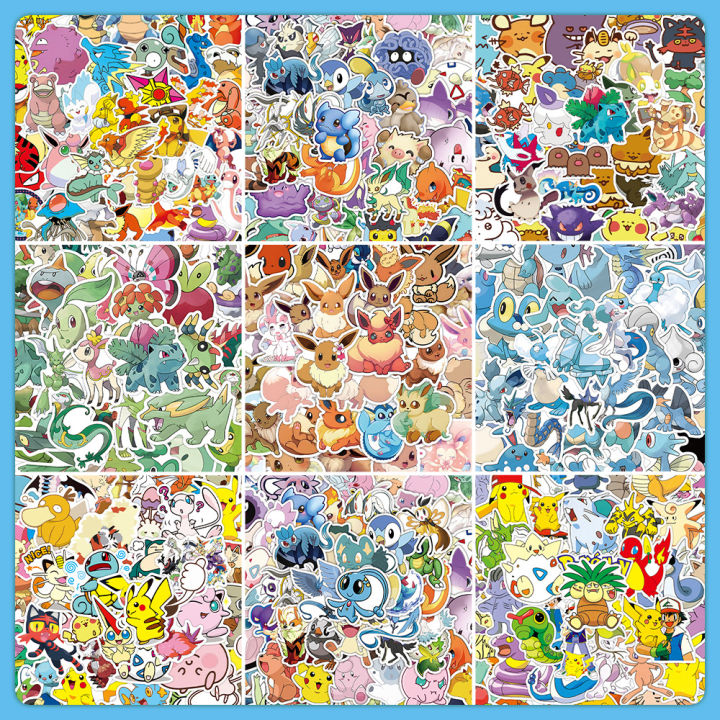 Pokémon stickers 50 sheets Pokemon 25 sheets Pokemon Pikachu Pro ...