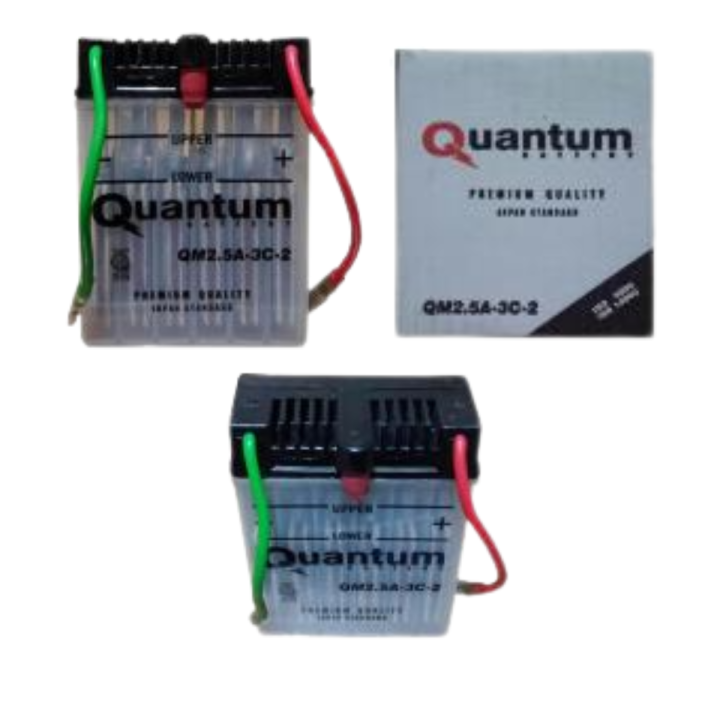 Quantum Motorcycle Battery QM2.5A 3C 2 for SUZUKI GP125 BAJAJ