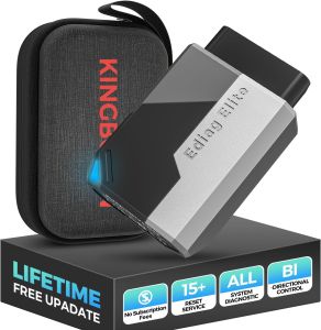 【 No Subscriptions Lifetime Update】KINGBOLEN Ediag Elite OBD2 Scanner Bluetooth Bi-Directional Control Scanner All System Diagnostic Tool for iOS & Android 15+ Hot Reset CANFD Protocol FCA AutoAuth.