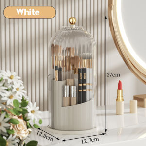 กล่องแปรงแต่งหน้า กล่องเก็บแปรงแต่งหน้า ที่เก็บแปรงแต่งหน้า มีฝาปิด แปรงแต่งหน้า ที่เก็บแปรง ดินสอเขียนคิ้ว