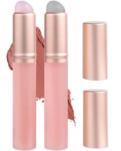 Lip Brush for Lipstick2 PCS Silicone Lip BrushesLip Makeup Applicator Beauty Tool with Lid(Pink)
