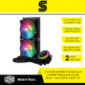 COOLER MASTER MasterLiquid ML240R RGB Liquid Cooler - Black - MLX-D24M-A20PC-R1. 