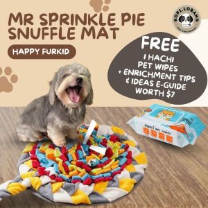 ✅[SG] MR SPRINKLE PIE SNUFFLE MAT ★ Nosework Training ★ FREE Enrichment Tips & Ideas e-Guide Worth $7 ★ Pet Enrichment ★ SG Stock ★ Kopi Lobang