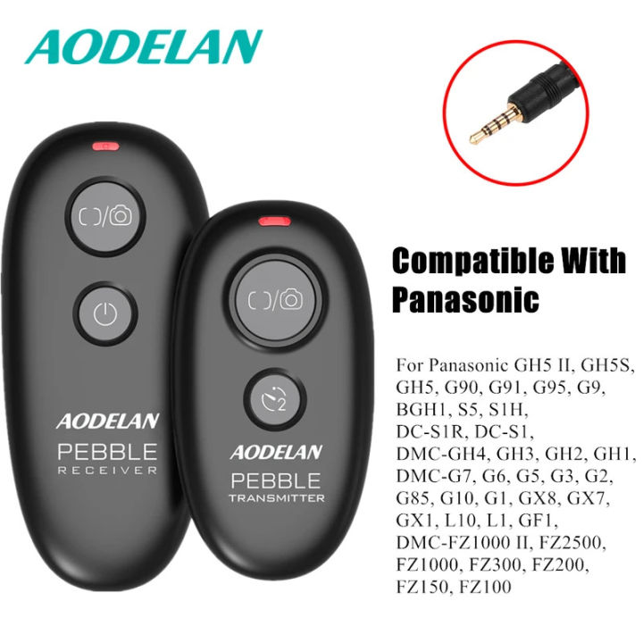 AODELAN Wireless Camera Remote Control Shutter Release For Panasonic S5IIX,  BS1H, GH6, GH5II, GH4, GH3, FZ1000II, FZ2500, FZ300
