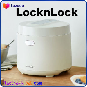 NEW MULTI COOKER LOCKNLOCK IVORY EJR364IVY Kapasitas 1 Liter