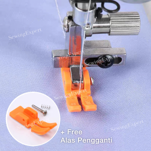 Sepatu T3 TEFLON Geser 3in1 Multifungsi + Alas Pengganti Mesin Jahit High Speed Industri / Sepatu Teflon Plastik Highspeed Jarum 1 SewingExpert Sewing Expert