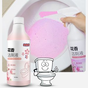Chai thịt tẩy rửa vệ sinh bồn cầu hoa anh đào dạng bọt tuyết dung tích 500ml khử khuẩn không độc hại