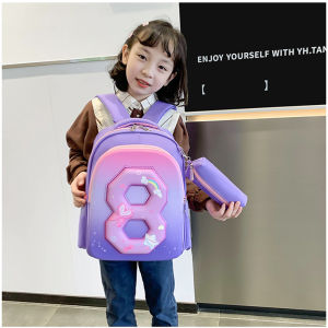 Tas Sekolah SD Perempuan IMPORT Waterproof 2024 Ransel Gendong Punggung Anti Air