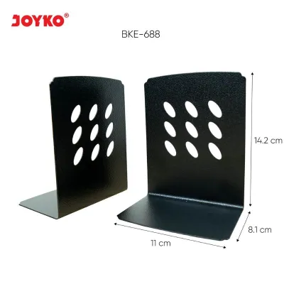 JOYKO Sandaran Penahan Pembatas Buku Book End BKE 1 Set Isi 2 Pcs