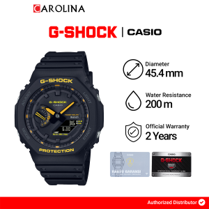 Jam Tangan Pria Casio G-shock GA-B2100CY-1A Digital Analog Dial Black Resin Band