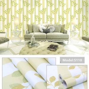 Wallpaper Sticker Dinding DAUN SALUR HIJAU WPS189 Stiker Tembok Kamar Ruang Tamu Dapur Rumah Murah