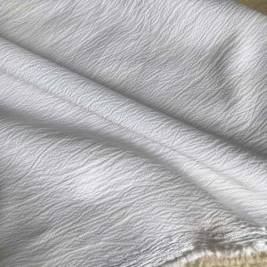 Vải Đũi Xốp Màu Trắng 1m5 - Mềm Rũ Dày Vừa Co Giãn Nhẹ - Lỗi Dơ - May Áo Kiểu Đồ Trẻ Em