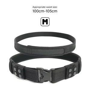 Thickened Tactical Belts Quick Release Nylon Inner Outer Waistband Multi Function Training Waist Strap Men Women Outdoor Gear