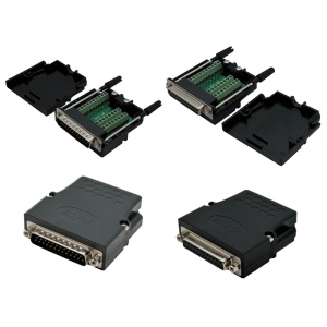 Solderless DB25 Female Board Module 25Pin Port Adapter for Terminal Connection and Signal Integration