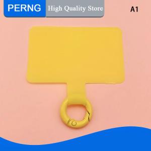 [PERNG] Tehe Mobile Phone Lanyard Clip Patch Fixed Metal Clasp Pendant for phone Anti-lost Durable Universal Lanyard Fixed Card