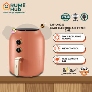 RUMii 🏠 Bear 3.6L Air Fryer Electric Fryer oil-free Cooker Oven Non Stick Fryer Household appliances kitchen cooker