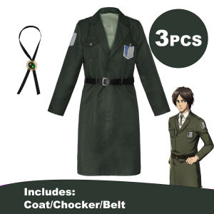 Attack on Titan 4 Season Mikasa Ackerman Survey Corps Uniform Set  Anime Cosplay Clothing Full Set Suit