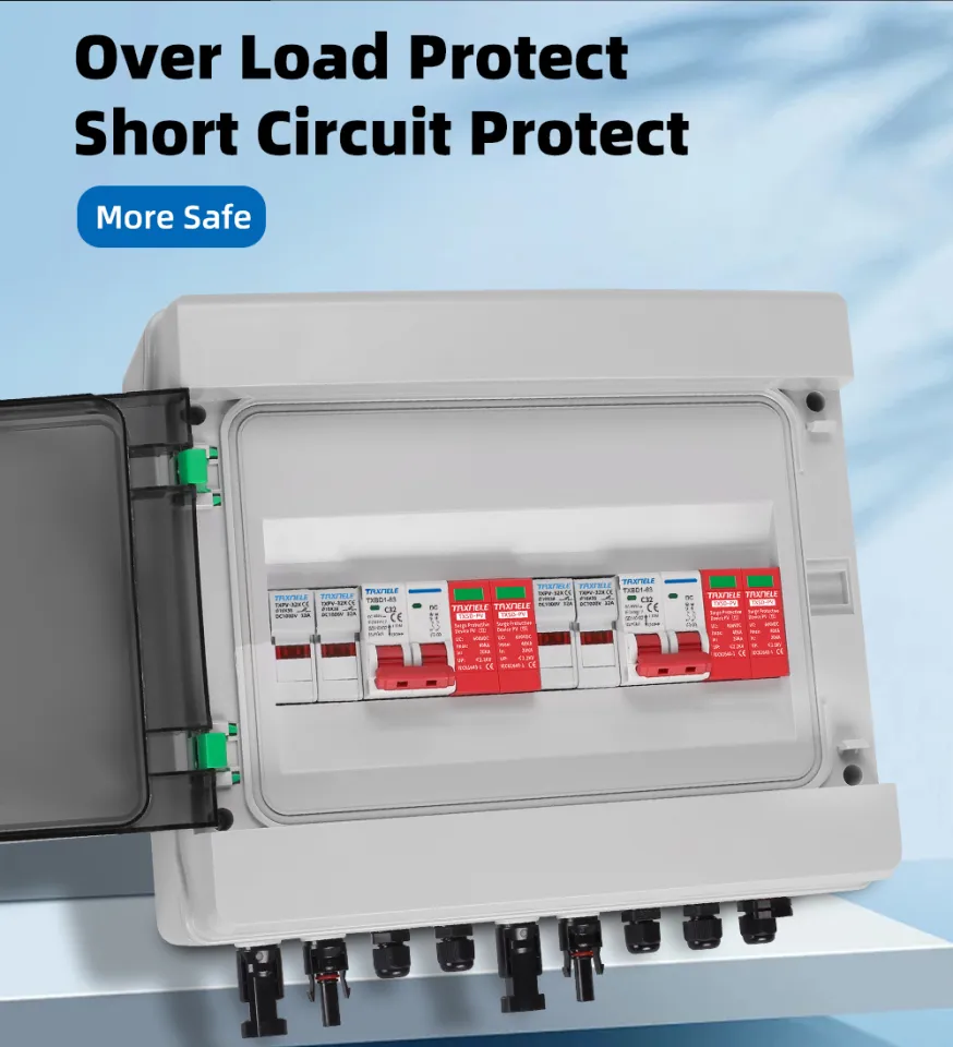 Solar photovoltaic PV Combiner Box Surge Lightning