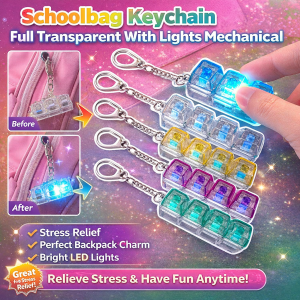 Decompression Button Decompression Strip Light Environmentally Friendly Keychain Glow Fashion