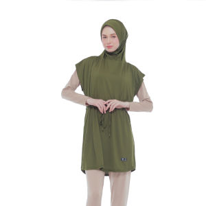 Hijab Rompi Olahraga Instan Long Tunik Vest Wanita Terbaru Sport Kekinian