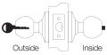 St Guchi Door Lock SGCD4300 Cylindrical Door Lock Set Door Knob Lock Tombol Pintu Rumah Depan Lock Pintu Rumah 門鎖. 