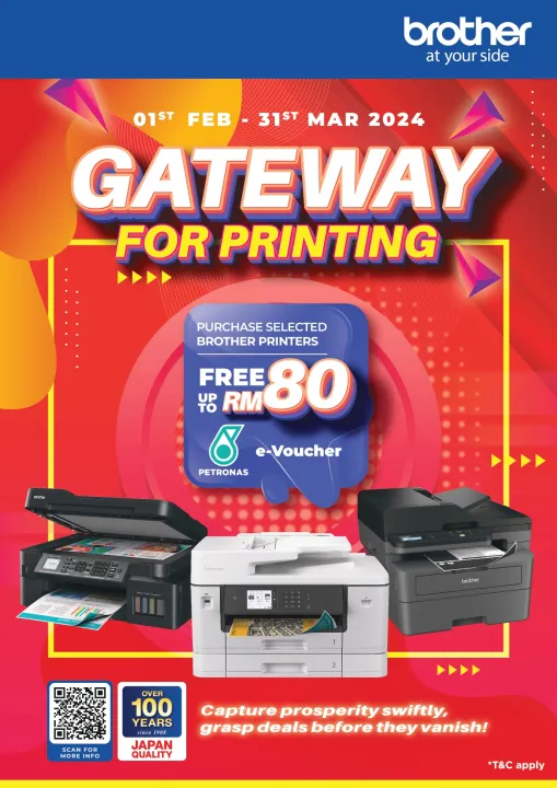 Brother DCP-T520W All-in One Multi-function Ink Tank Refill System Printer with Built-in-Wireless Technology