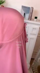 Hijab Husna Pet Ropel Tali Kepang Anak
