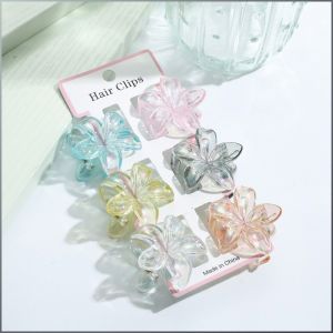 คลิปหนีบผม แคลมป์ แข็งแรงและทนทาน ไม่ง่ายที่จะเปลี่ยนรูป อารมณ์ สไตล์วันหยุดสุดสัปดาห์แบบวงกลม