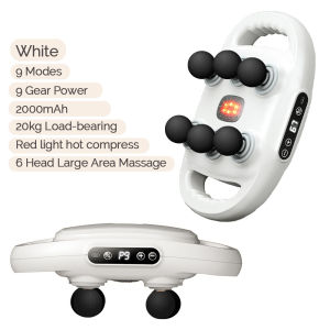 Six Heads Fascia Tool 腰部按摩器 深层震感按摩 Deep Massager Device for Shoulder Waist Back Leg Body Muscle Relaxation