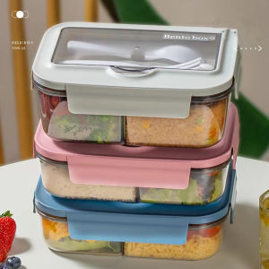 Lunch Box Work Student Outdoor Activities Travel Microwave Heating Food Container Plastic Bento Box