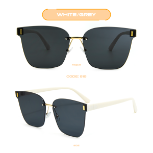 ROBINS Sunglasses Kotak Retro Anti Radiasi Uv400 Kacamata Hitam Fashion Pria Wanita 818