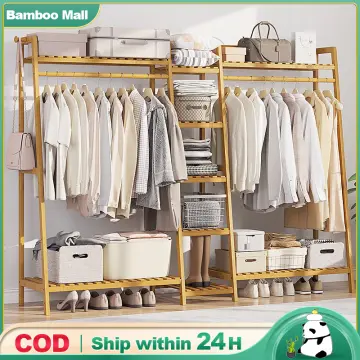 Buy Clothes Rack Cabinet Wood online Lazada .ph