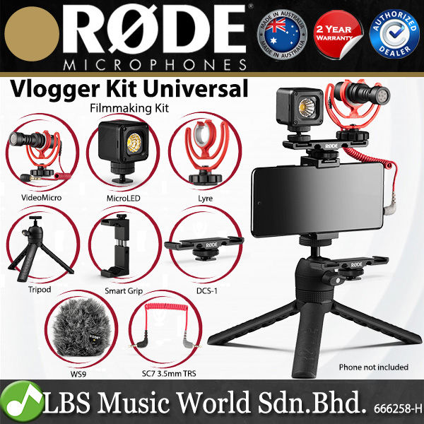 Rode Videomic Rode Universal Vlogger Kit Rode Vlogger Kit