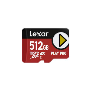 Lexar PLAY PRO microSD Express Card Compatible Gaming Devices (4K U3 V30 Class 10 900MB/s)