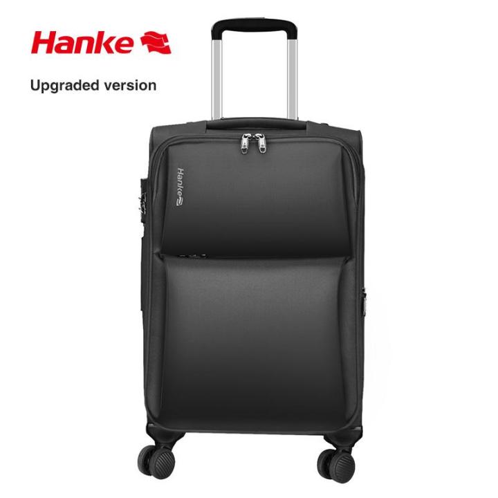 HANKE 16 inch Unisex Carry-ons Trolley case Boarding Suitcase Soft