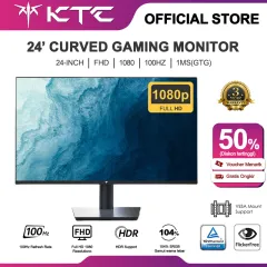 KTC 24 Inch 1080P Full HD Computer Monitor, 100Hz HDR10 Frameless Gaming  Monitor with Freesync, HDMI & VGA Ports PC Monitor for Working, VESA, Tilt  Adjustable, Eye Care, H24V13 – KTC Official