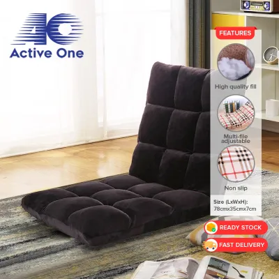 ACTIVEONE European Style Multi-functional Adjustable Lazy Sofa Single Floor Tatami Foldable Sofa Bed Recliner Chair (78cm x 35cm) - Fulfilled by ACTIVEONE