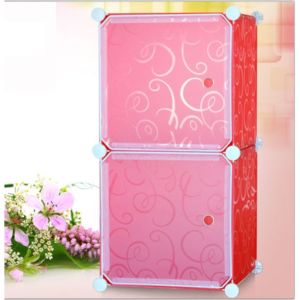 2 Wardrobe Cabinet Cube Almari (Storage DIY) Storan Kabinet Box Set Rak Baju