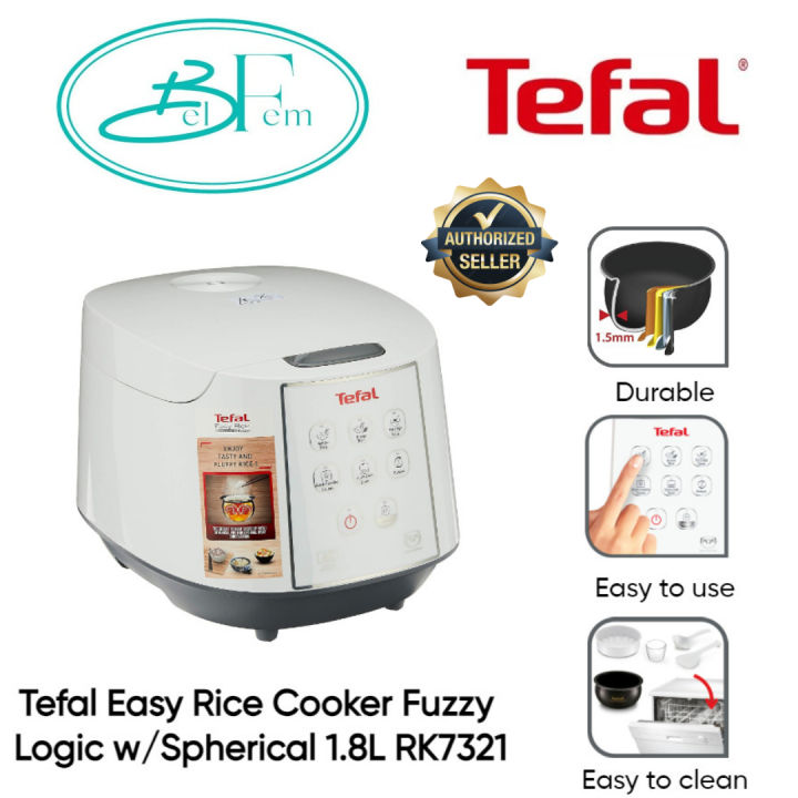 Tefal RK7321 Easy Fuzzy Logic Rice Cooker 1.8L 2 YEARS WARRANTY