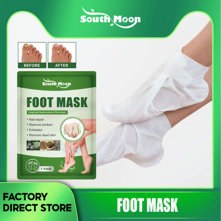 South Moon Foot Mask Feet Exfoliating Foot Masks Pedicure Socks Scrub for  Remove Dead Skin Exfoliating Heels Foot Peeling Mask For Foot Spa Feet  Cream