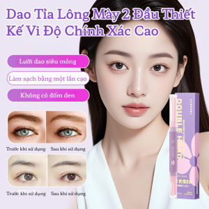 Dao Tỉa Lông Mày Lông Môi 2 Đầu Tiện Dụng Lưỡi Siêu Sắc BénÔm Sát Chân LôngChống Trầy Xước Da Cho Người Mới Bắt Đầ