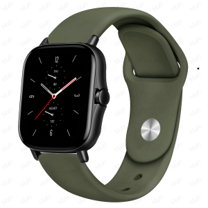 20mm 22mm Watch Band For Amazfit gts 4/3/2/gtr4 mini/Gtr/2e/Pro 47mm Sport Silicone Wristband Bracelet Amazfit Bip/U/3/Pro Strap
