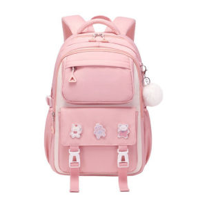 Free Gantungan -Tas Ransel Anak Sekolah Simple Cantik Untuk Anak SD SMP SMA Kualitas Premium -LH292