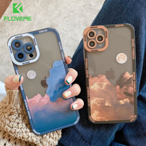 FLOVEME Retro Matte Phone Case For iPhone 14 13 12 11 Pro Max X XR XS Max 7 8 Plus Painted Lens Protection TPU Shockproof Back Cover