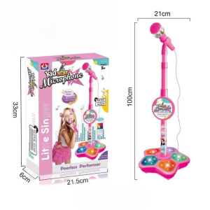 Audio Portable Microphone Toys Cool Lights Music Function Sing Home Users Innovative Schools
