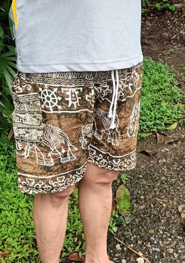 กางเกงช้าง กางเกงขาสั้น ชาย/หญิง Elephant pants Thai pants Shorts Short  Pant Elephant pant Elephant short