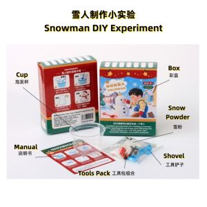 {SG Local} Christmas Gift Childrens Science Experiment Educational Toy DIY Snowman Handmade Craft Experiment